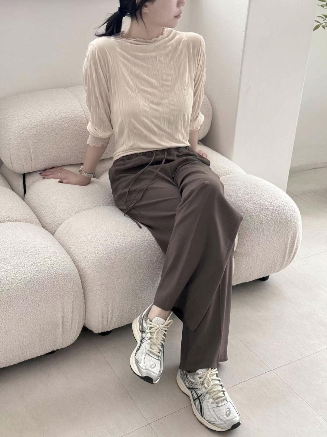 OHNLE韓國直郵㊣女裝新品熱賣休閑推薦人氣25春夏時尚休閑褲OHNLE休閑褲