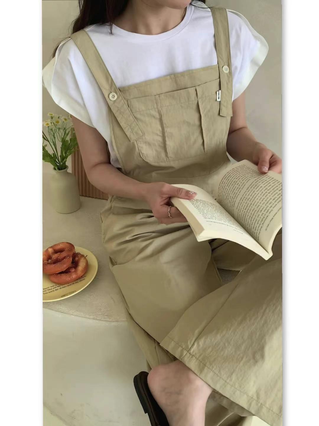 OBLANC韓國㊣直郵東大門代購女裝新款休閑推薦人氣熱賣背帶褲OBLANC背帶褲