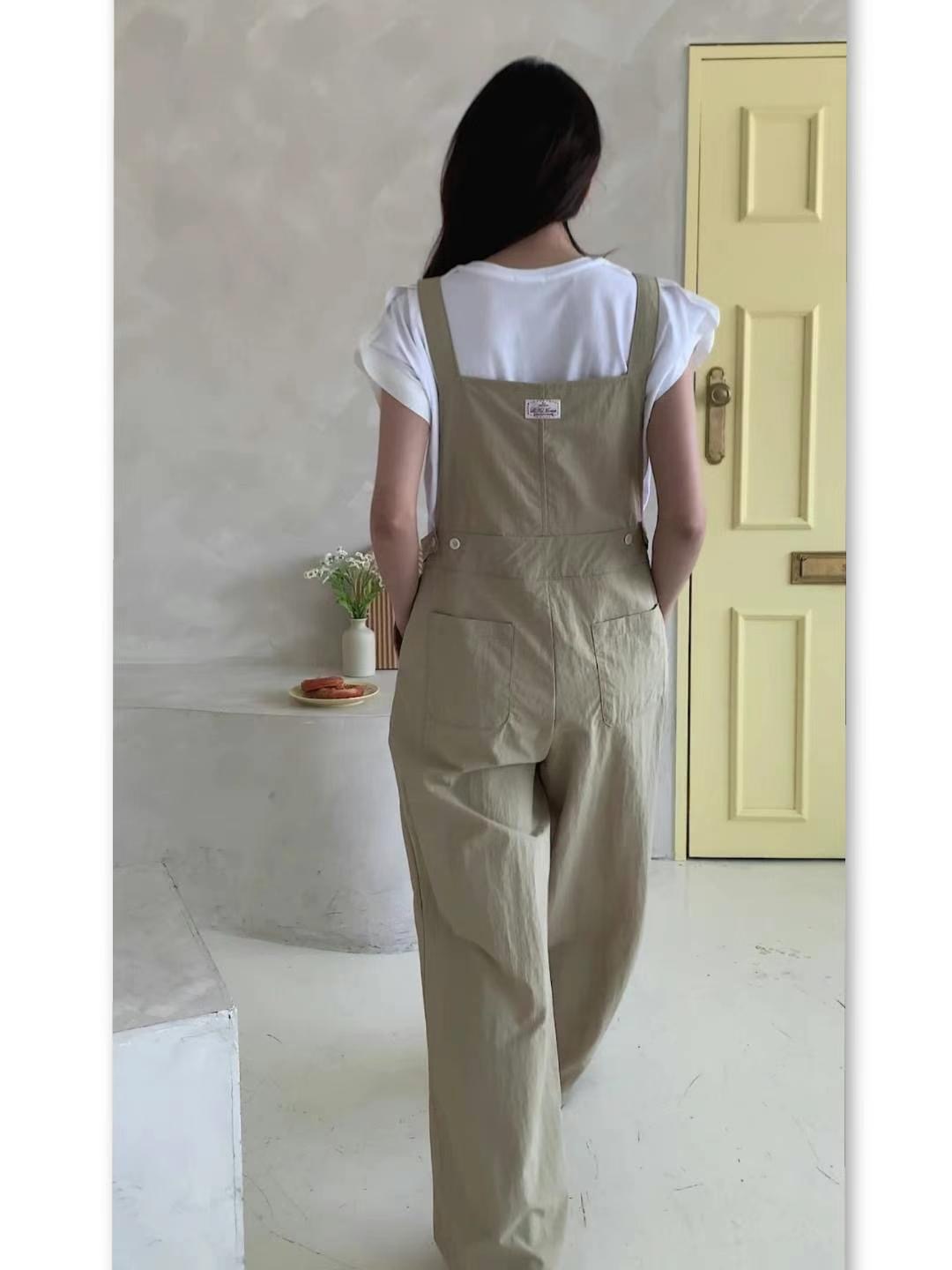 OBLANC韓國㊣直郵東大門代購女裝新款休閑推薦人氣熱賣背帶褲OBLANC背帶褲