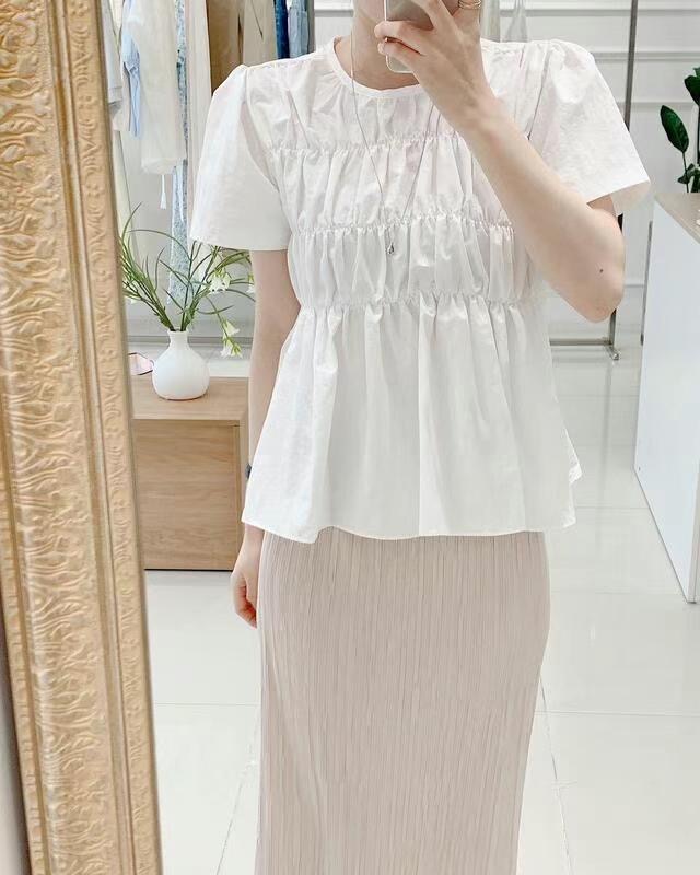 OBLANC韓國直郵㊣東大門實拍女裝新品推薦時尚人氣襯衫蕾絲衫OBLANC襯衫/蕾絲衫