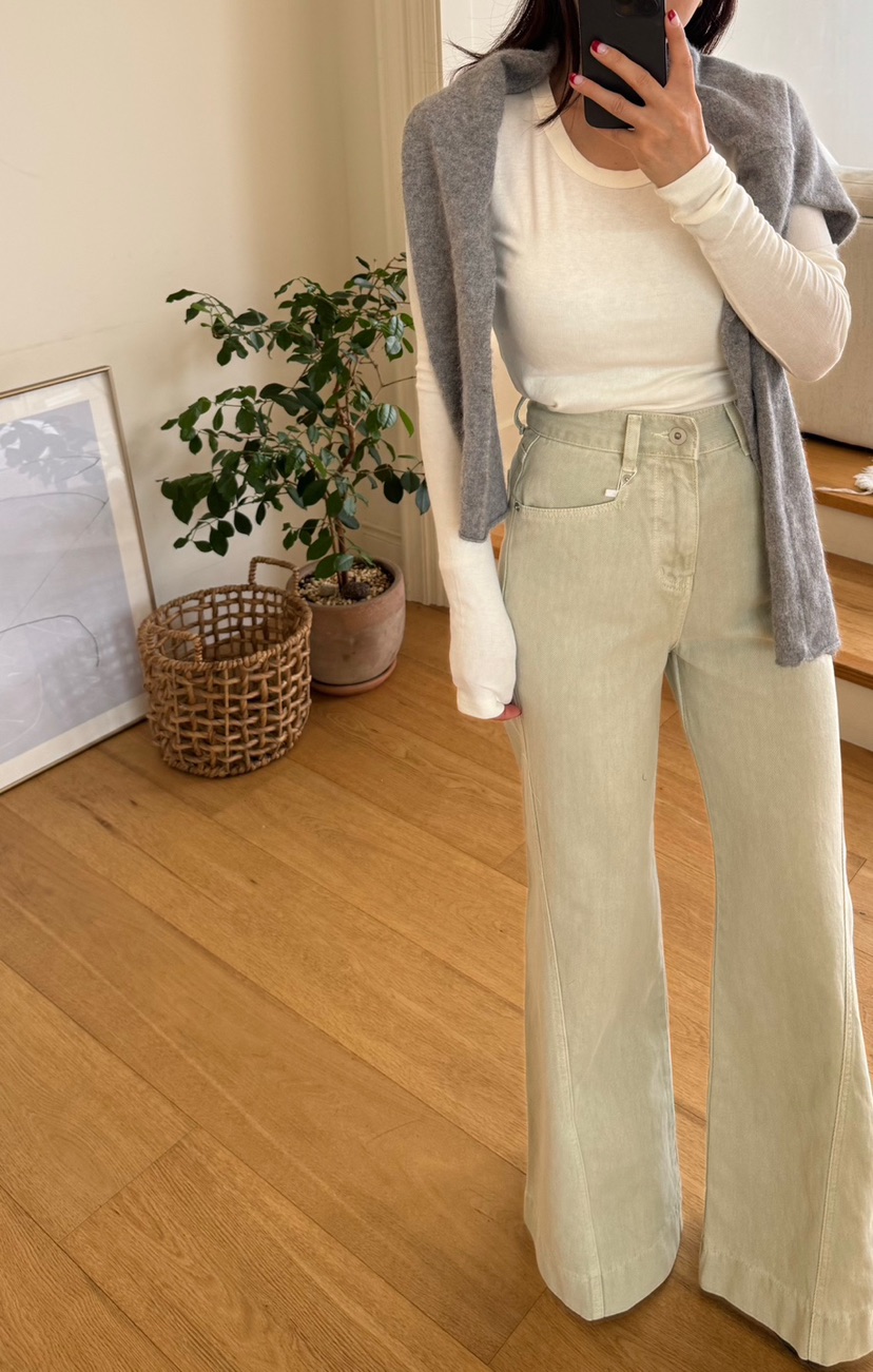 RIAH韓國直郵㊣女裝新款時尚25春夏休閑熱賣推薦牛仔褲打折RIAH牛仔褲