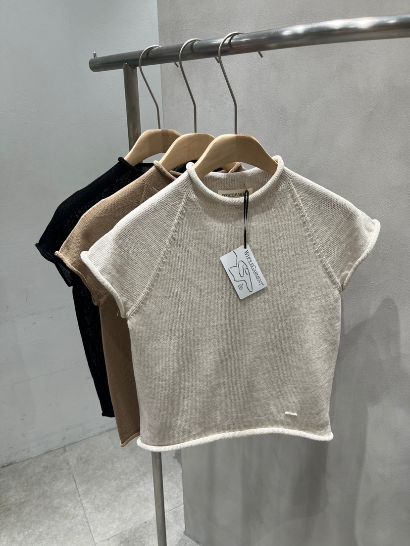 EVERCOMMERCE METICULOUSLY DESIGNED韓國㊣直郵東大門代購女裝新款休閑針織衫破洞EVERCOMMERCE METICULOUSLY DESIGNED針織衫