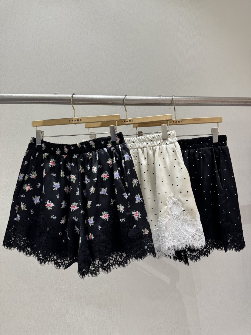 FRANC—L韓國直郵㊣東大門實拍女裝新品人氣時尚25春夏短褲FRANC短褲