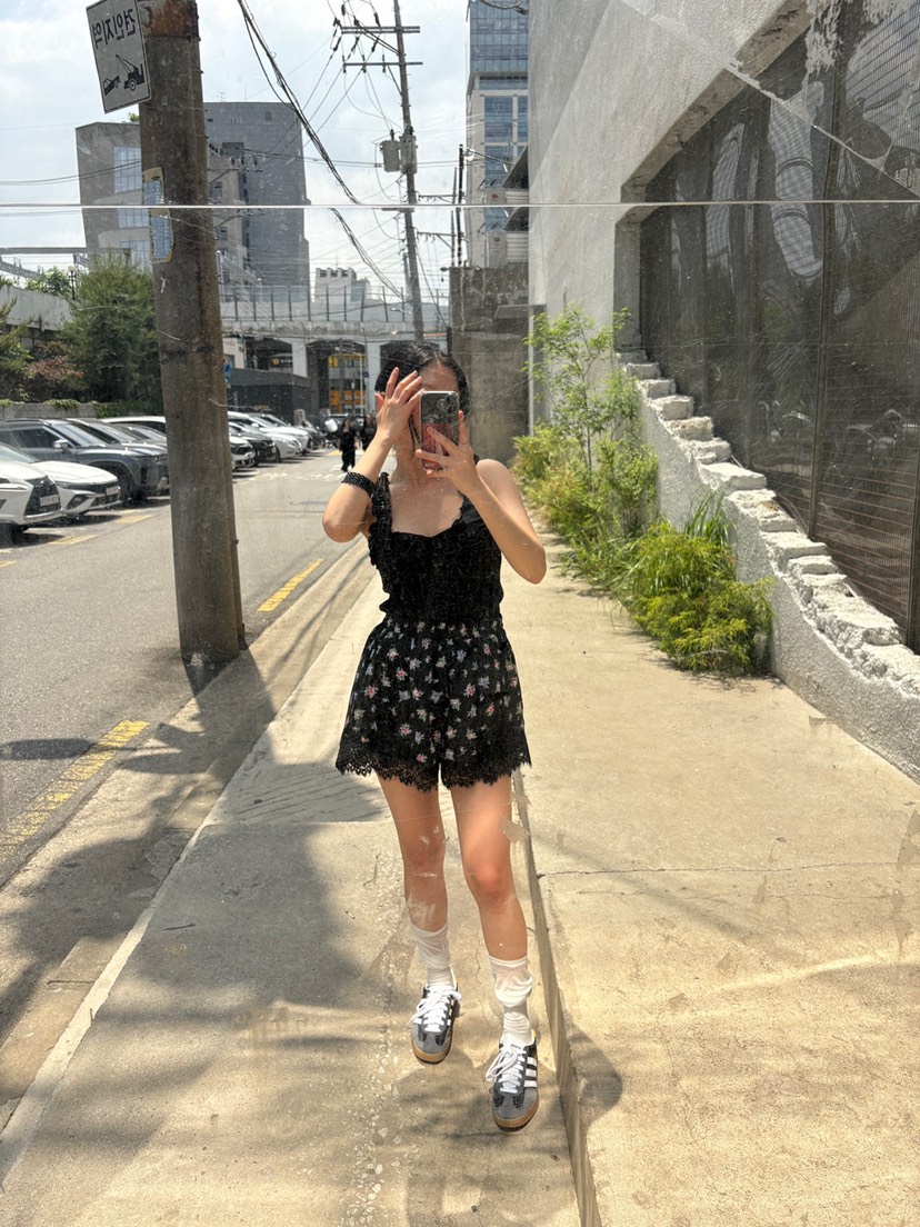 FRANC—L韓國直郵㊣東大門實拍女裝新品人氣時尚25春夏短褲FRANC短褲