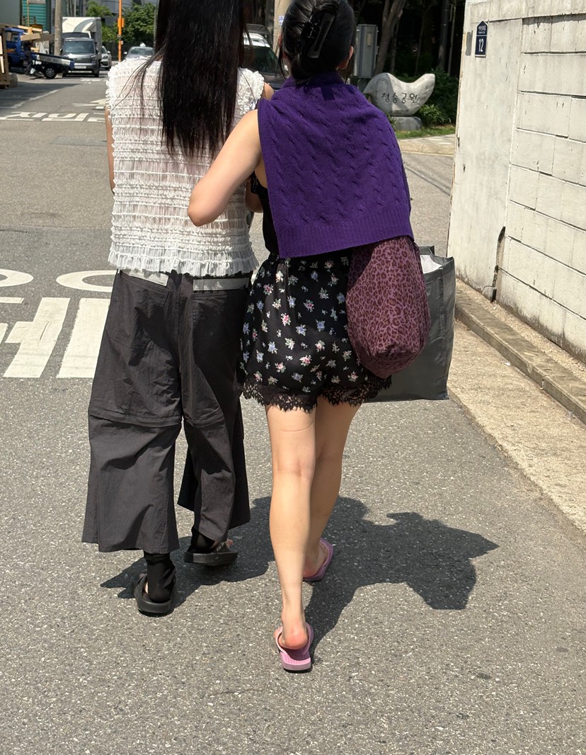 FRANC—L韓國直郵㊣東大門實拍女裝新品人氣時尚25春夏短褲FRANC短褲