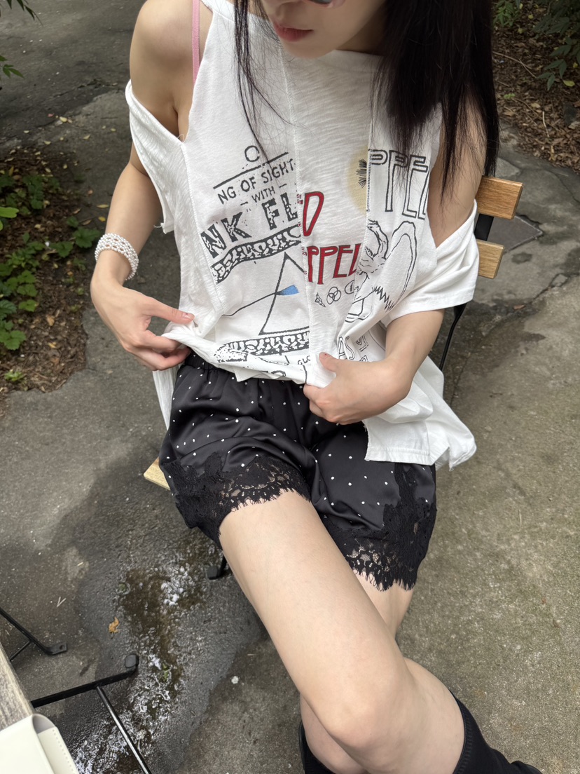 FRANC—L韓國直郵㊣東大門實拍女裝新品人氣時尚25春夏短褲FRANC短褲