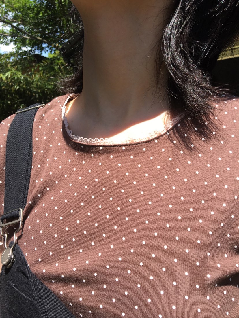 I I韓國直郵㊣東大門實拍女裝新款推薦休閑時尚25春夏T恤蕾絲ITSSONGT恤
