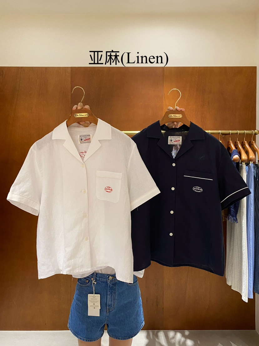 HEBON韓國直郵㊣東大門實拍女裝新款推薦休閑時尚襯衫蕾絲衫HEBON襯衫/蕾絲衫