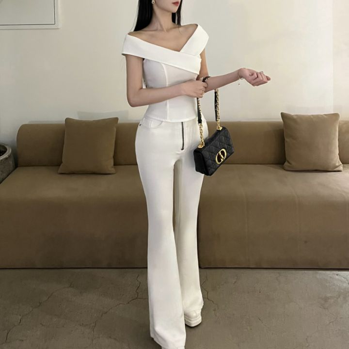 HIGH HEELS韓國直郵㊣女裝新款熱賣25春夏推薦休閑襯衫蕾絲衫HIGH HEELS襯衫/蕾絲衫