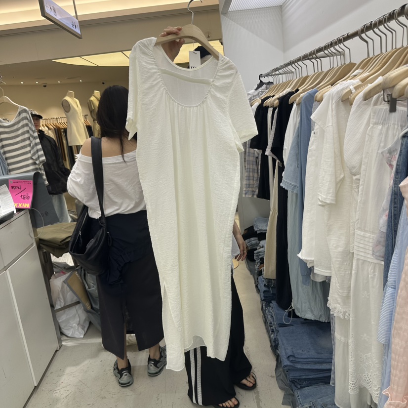 MIXXIN韓國直郵㊣女裝新品25春夏時尚推薦熱賣人氣連衣裙綁帶MIXXIN連衣裙