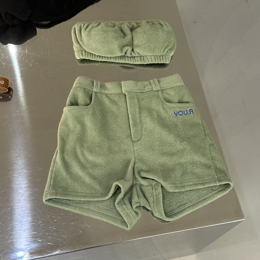 VAULT直郵韓國代購㊣女裝新品推薦休閑熱賣套裝毛圈布兩件套VAULT套裝