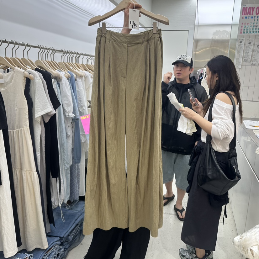 MIXXIN韓國直郵㊣女裝新款25春夏熱賣時尚推薦休閑人氣休閑褲MIXXIN休閑褲圖色3