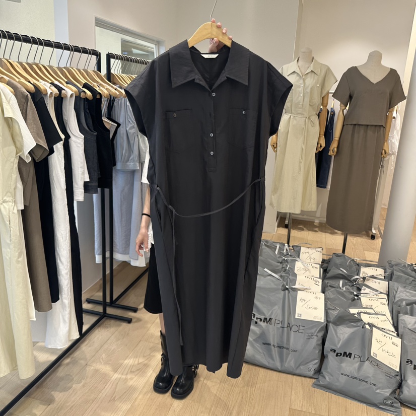 OVU韓國直郵㊣女裝新品休閑熱賣時尚人氣推薦25春夏連衣裙OVU連衣裙圖色2