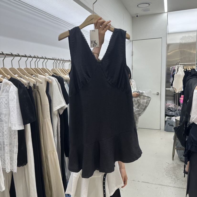 MIXXIN韓國㊣直郵東大門代購女裝新款熱賣25春夏時尚吊帶背心MIXXIN吊帶/背心圖色2