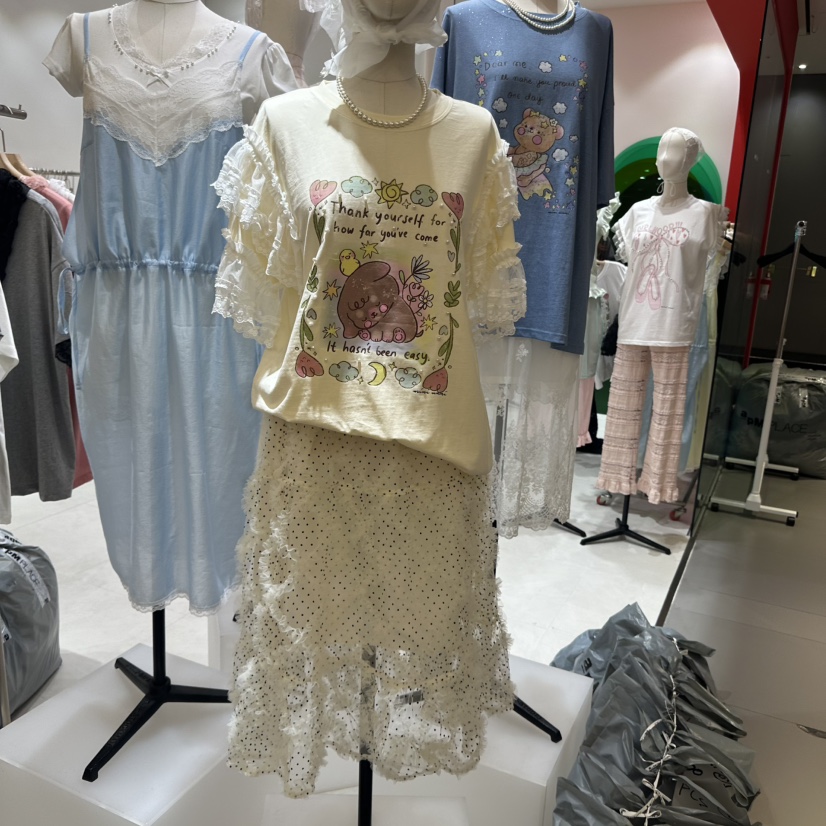 MINI UNNI韓國直郵㊣東大門實拍女裝新款熱賣人氣25春夏T恤MINI UNNIT恤
