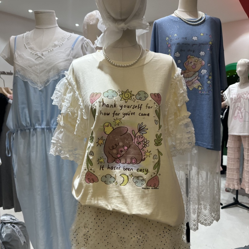 MINI UNNI韓國直郵㊣東大門實拍女裝新款熱賣人氣25春夏T恤MINI UNNIT恤