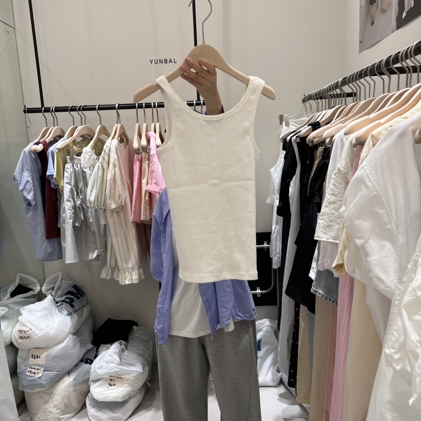 YUNBAL韓國㊣直郵東大門代購女裝新品人氣休閑時尚吊帶背心YUNBAL吊帶/背心