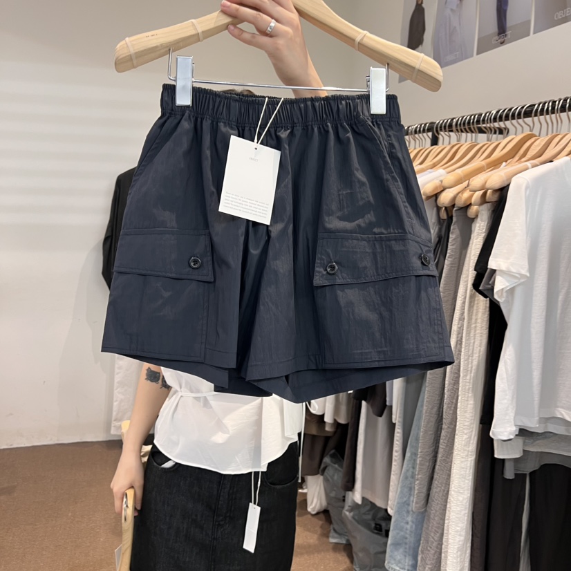 OBJECT韓國直郵㊣女裝新品熱賣推薦人氣時尚25春夏短褲口袋OBJECT短褲圖色2