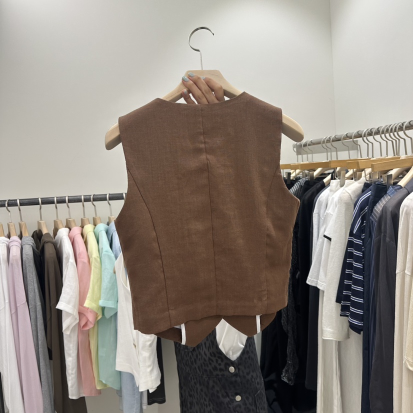 REPELLER直郵韓國代購㊣女裝新品25春夏休閑熱賣時尚推薦馬甲REPELLER馬甲