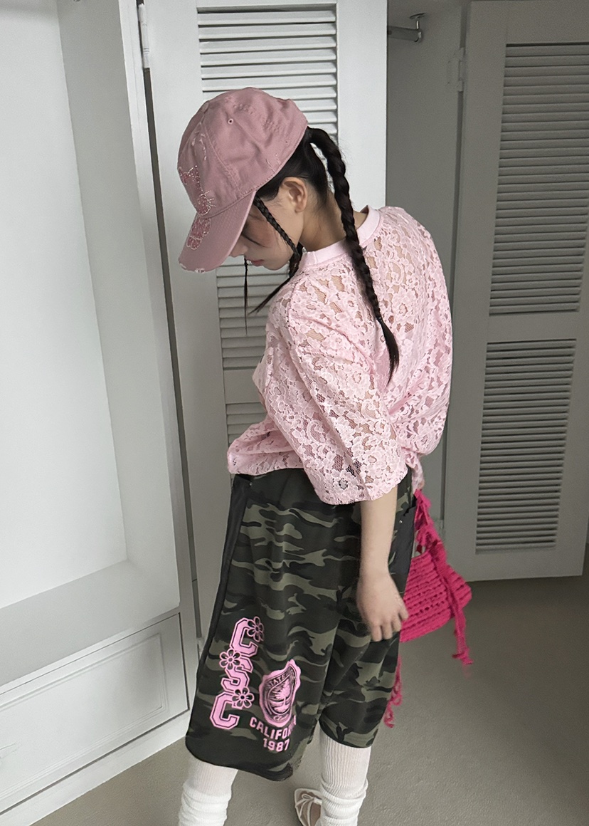 CLODE直郵韓國代購㊣女裝新款25春夏時尚人氣休閑短褲含腰包CLODE短褲