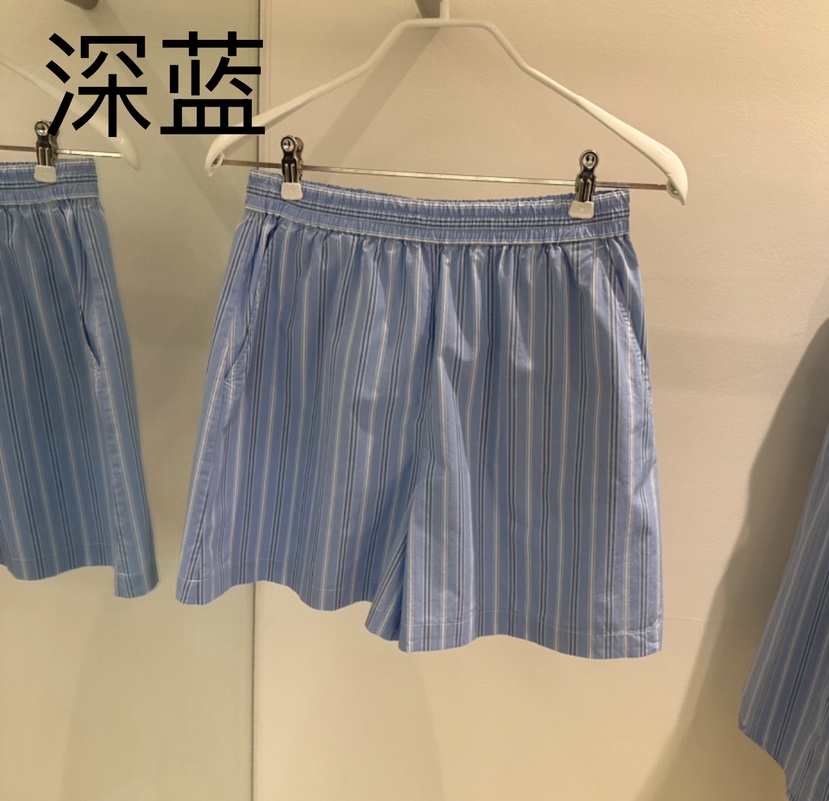 MARAN-P直郵韓國代購㊣女裝新款休閑時尚熱賣25春夏短褲條紋MARAN短褲圖色2