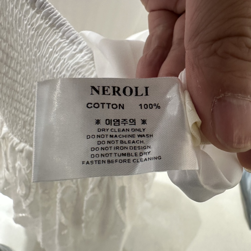 NEROLI 36韓國直郵㊣東大門實拍女裝新款休閑時尚連衣裙刺繡NEROLI 36連衣裙