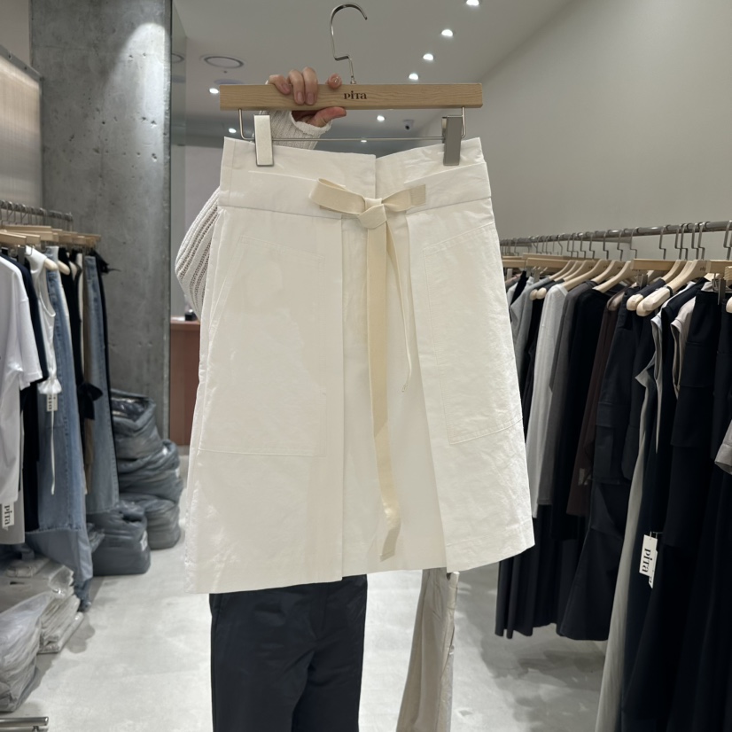 PITA韓國㊣直郵東大門代購女裝新品熱賣休閑人氣短裙亞麻布THE VERLIN/piTa短裙