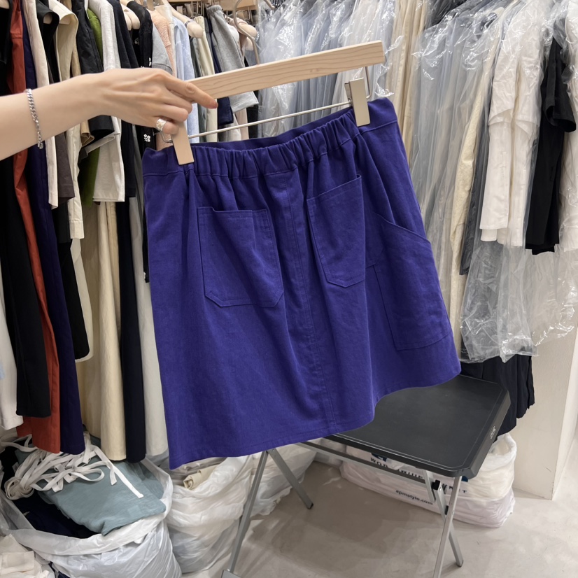 FRE韓國直郵㊣東大門實拍女裝新款25春夏人氣推薦休閑熱賣短裙FRE短裙