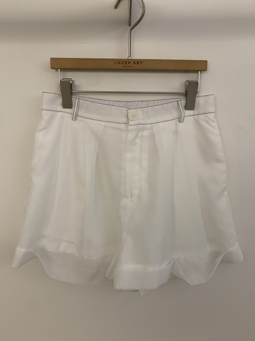 UNDER KEY直郵韓國代購㊣女裝新品休閑推薦25春夏熱賣短褲UNDER KEY短褲圖色2
