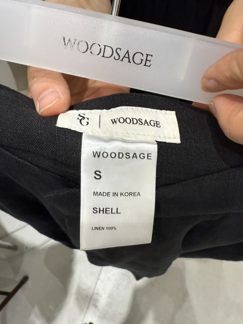 WOOD SAGE直郵韓國代購㊣女裝新款推薦熱賣時尚人氣休閑褲WOOD SAGE休閑褲