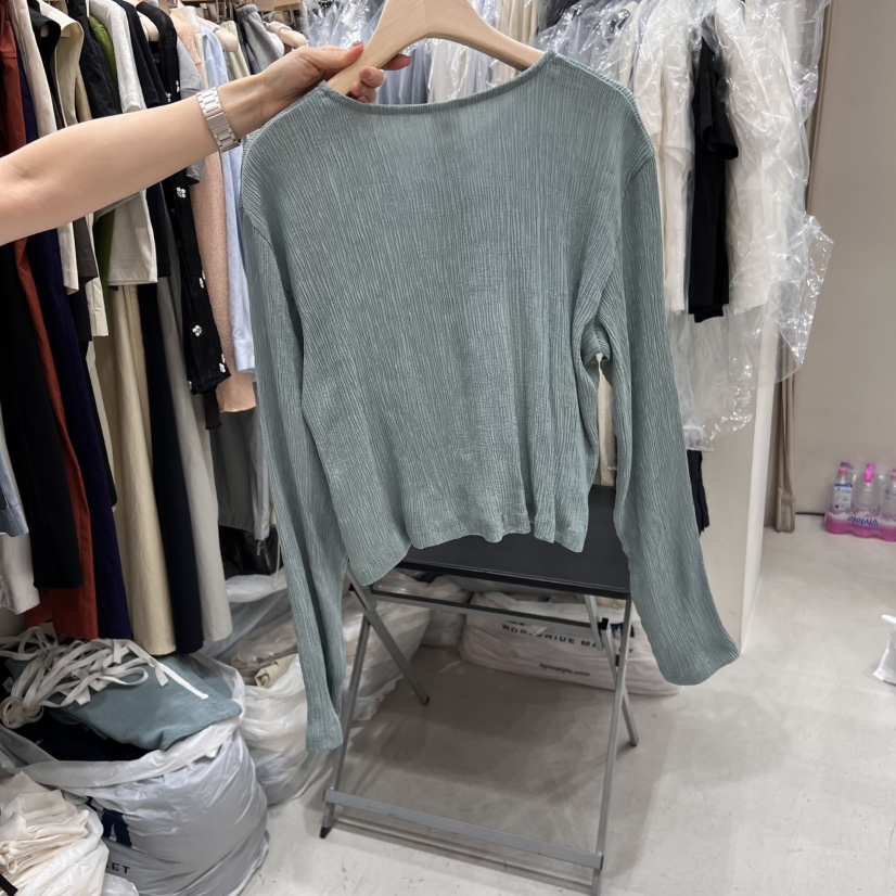 FRE韓國直郵㊣東大門實拍女裝新品推薦休閑時尚熱賣長袖T恤FRE長袖T恤