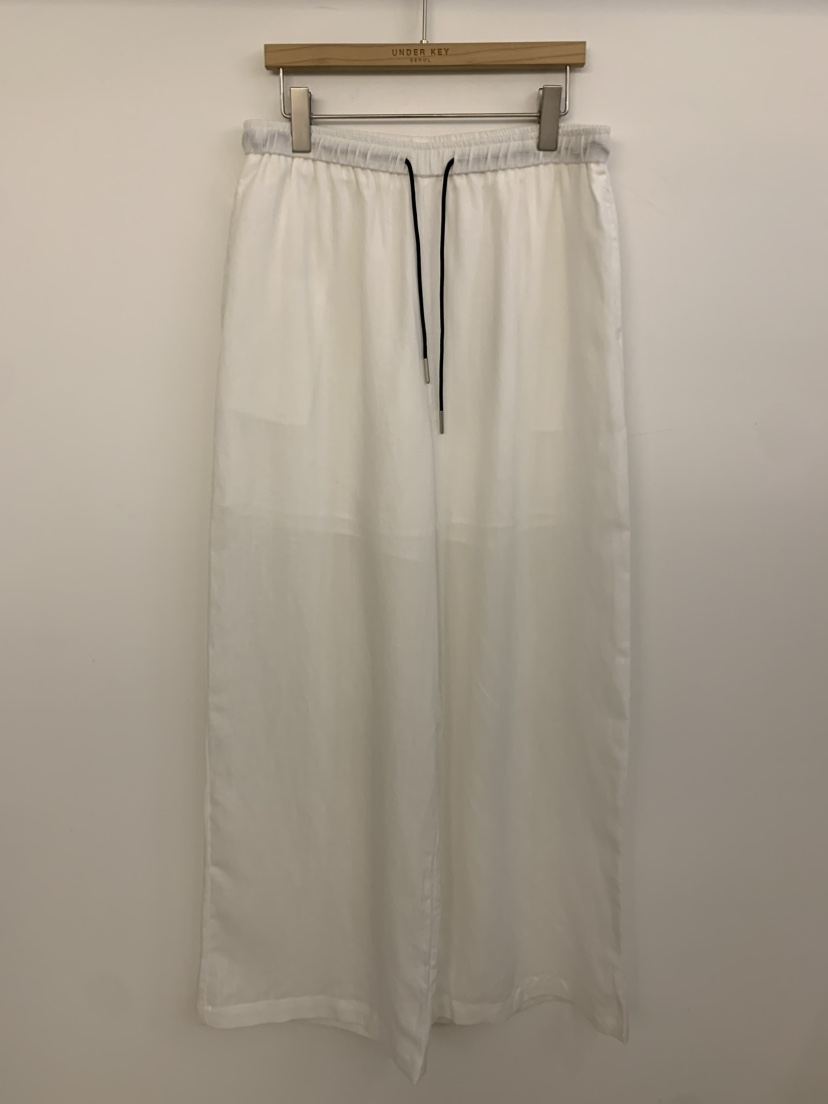 UNDER KEY韓國㊣直郵東大門代購女裝新品25春夏休閑褲亞麻UNDER KEY休閑褲