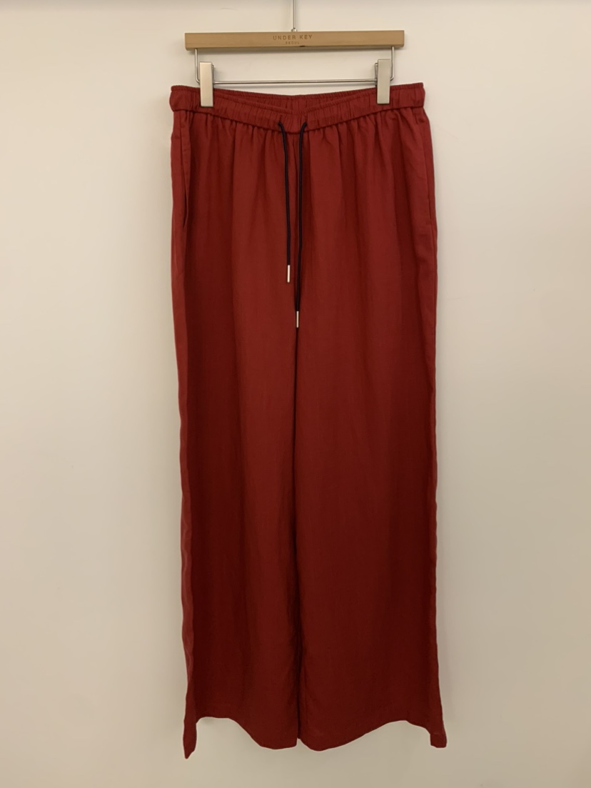 UNDER KEY韓國㊣直郵東大門代購女裝新品25春夏休閑褲亞麻UNDER KEY休閑褲圖色4