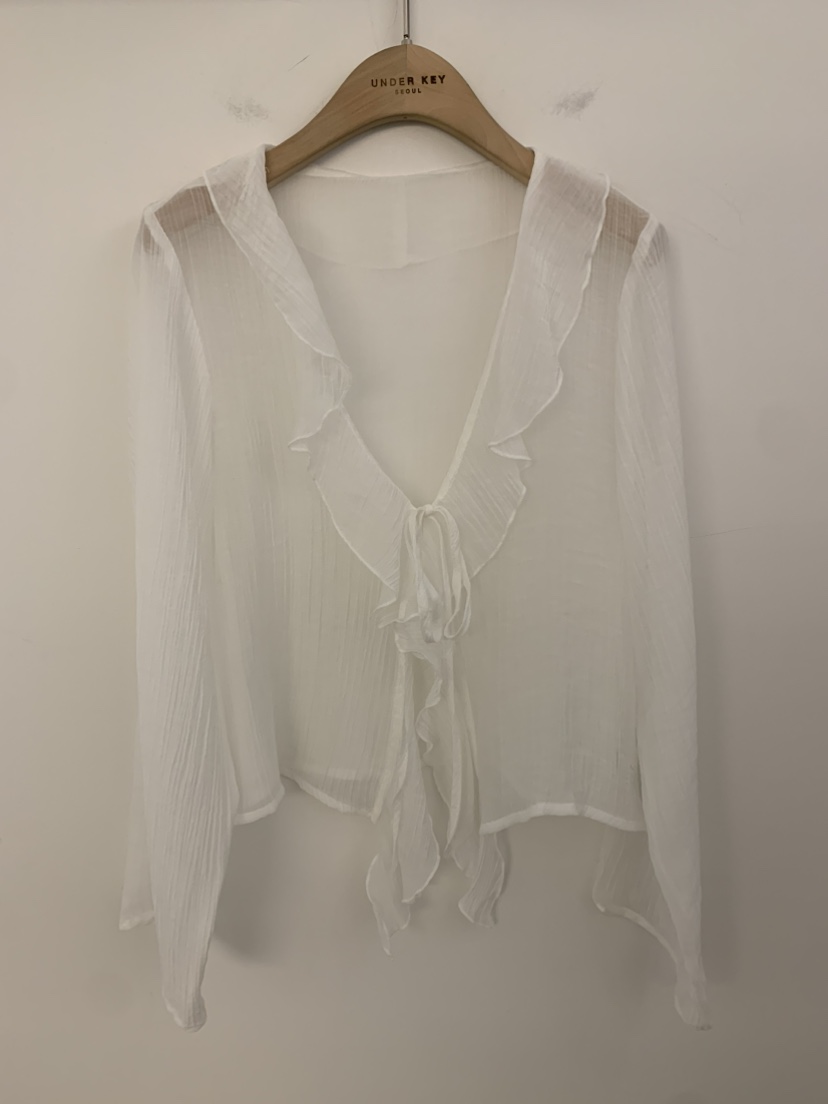 UNDER KEY韓國直郵㊣東大門實拍女裝新品25春夏襯衫蕾絲衫UNDER KEY襯衫/蕾絲衫圖色3