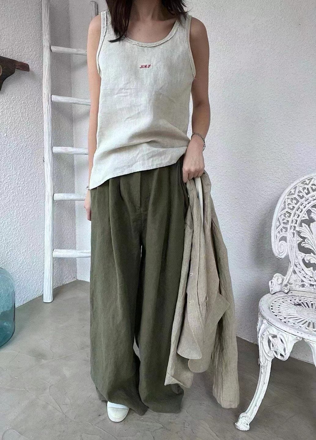 LAGRASS韓國直郵㊣女裝新款推薦休閑25春夏人氣時尚吊帶背心LAGRASS吊帶/背心
