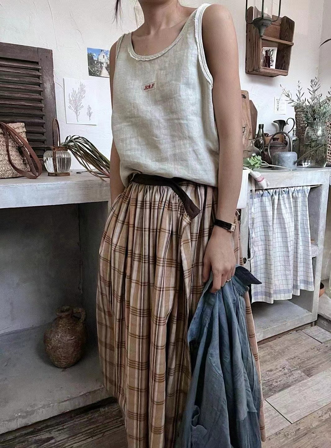 LAGRASS韓國直郵㊣女裝新款推薦休閑25春夏人氣時尚吊帶背心LAGRASS吊帶/背心