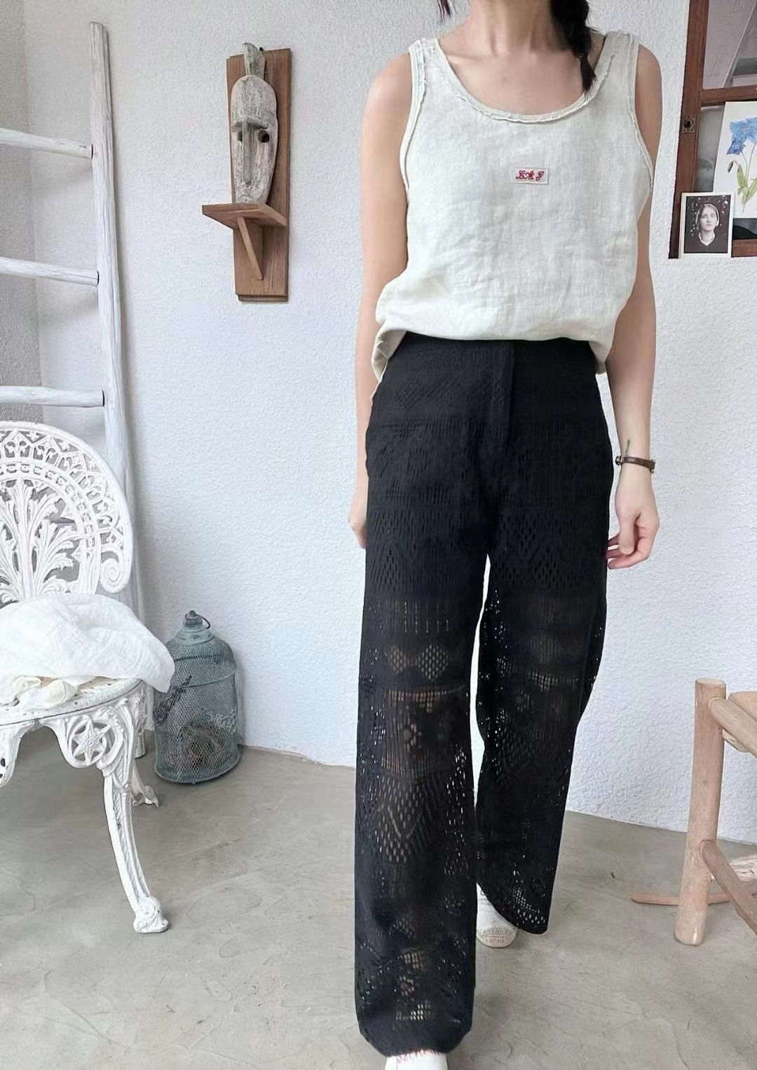 LAGRASS直郵韓國代購㊣女裝新品人氣休閑推薦熱賣休閑褲羊毛LAGRASS休閑褲