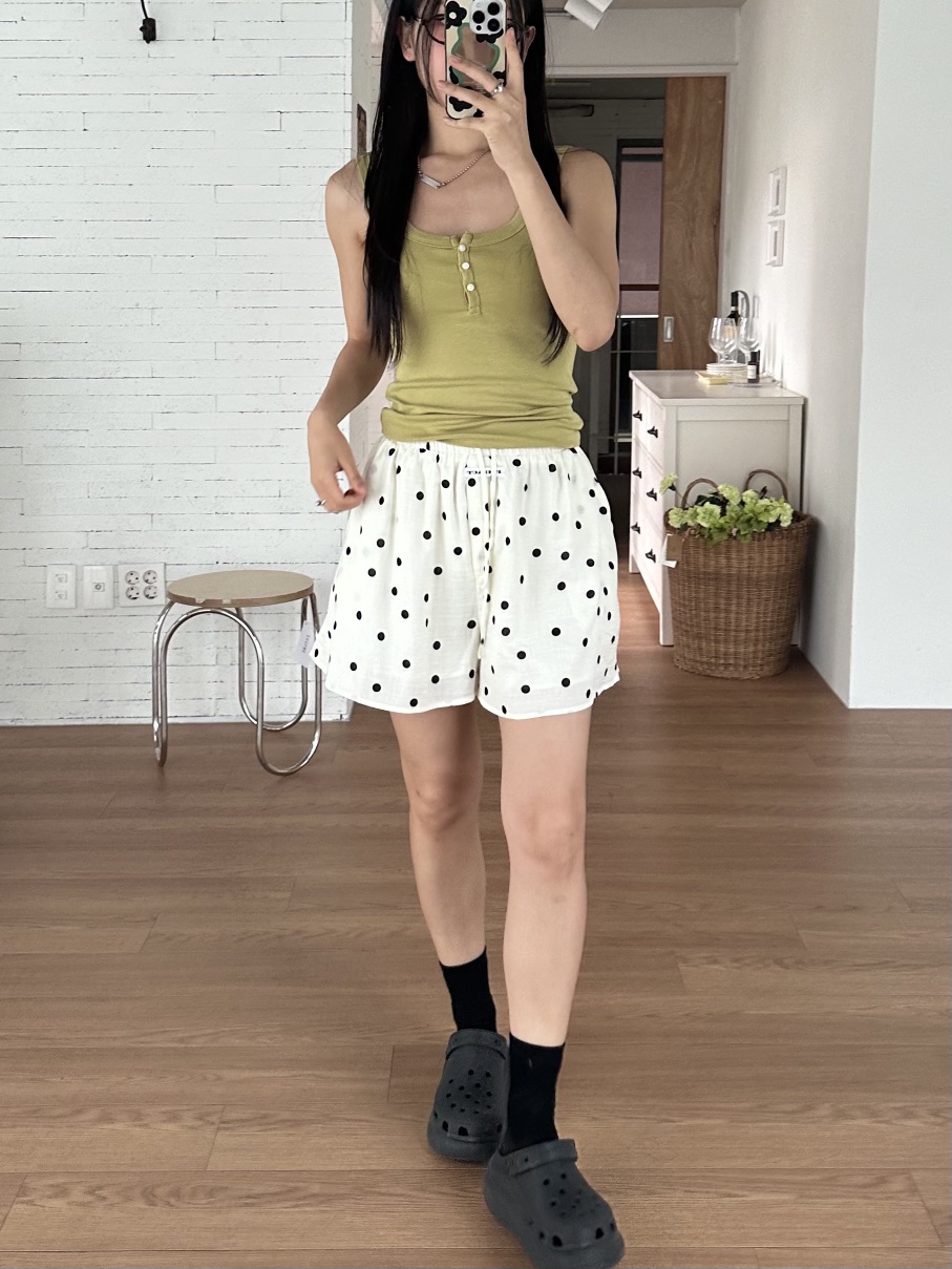 I MFACT韓國直郵女裝新款真品人氣熱賣25春夏職業推薦短褲I MFACT短褲圖色1
