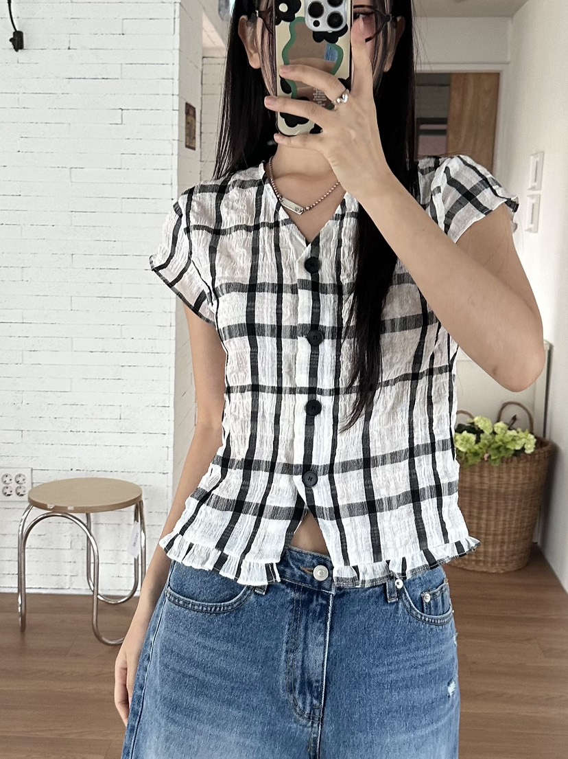 I MFACT韓國代購女士新品時尚熱賣職業人氣真品襯衫蕾絲衫I MFACT襯衫/蕾絲衫