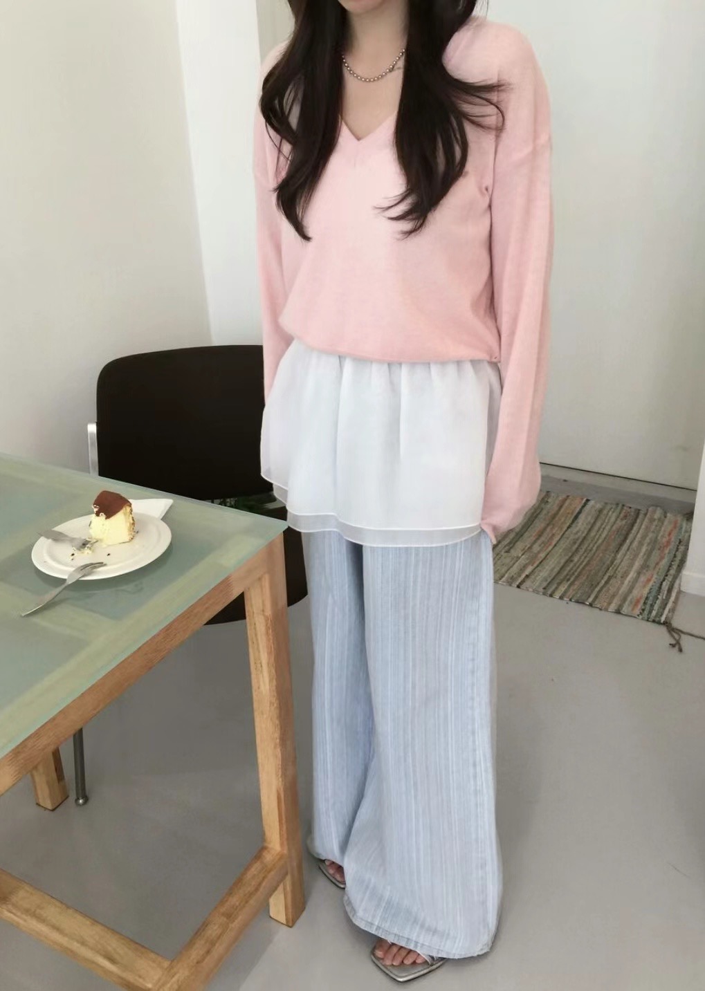 MELLDE東大門直郵女士新品人氣25春夏推薦休閑真品職業牛仔褲MELLDE牛仔褲