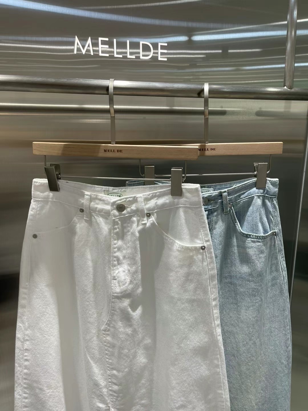 MELLDE韓國直郵女裝新款人氣推薦休閑時尚真品熱賣25春夏長裙MELLDE長裙
