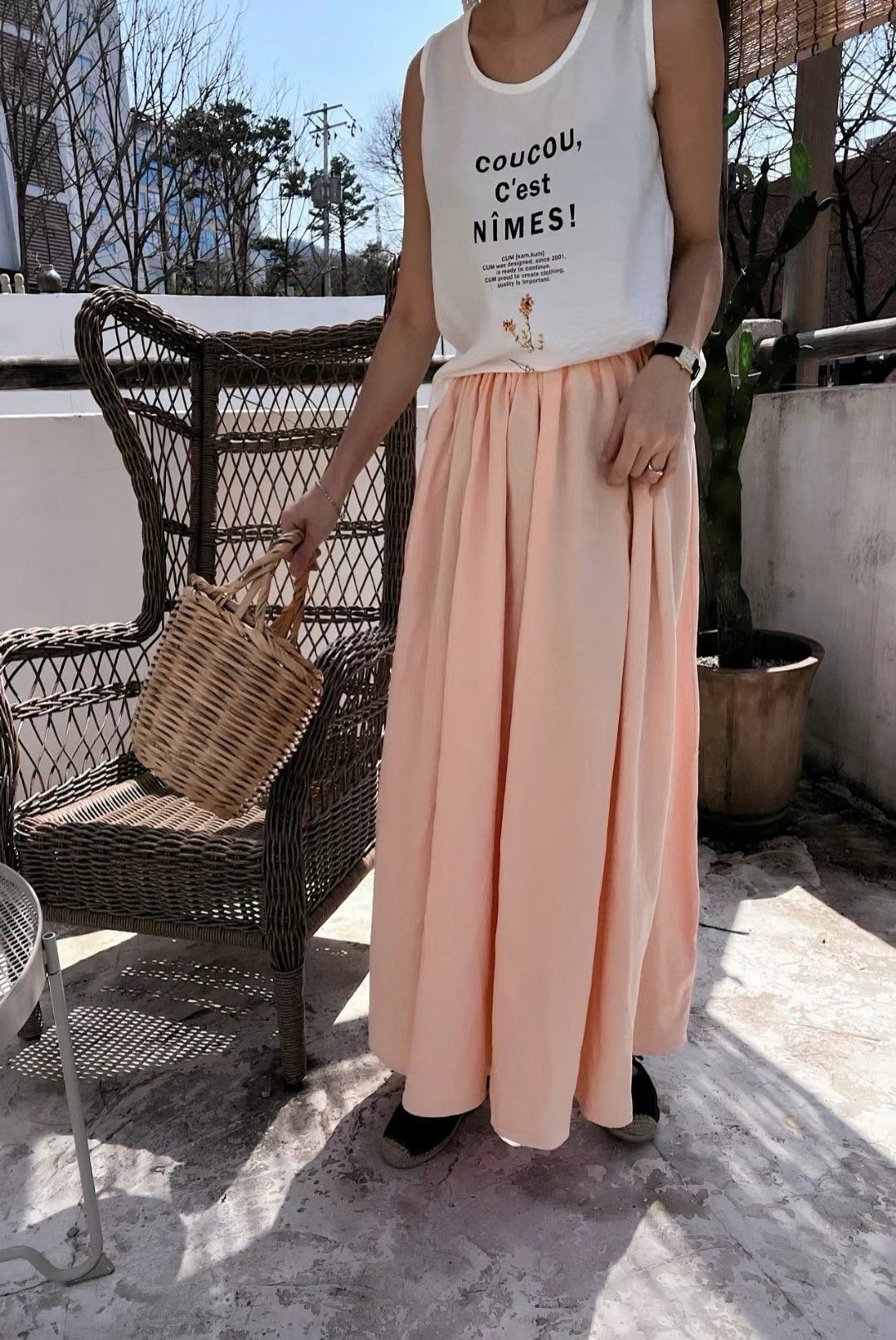 LAGRASS韓國直郵女裝新款時尚推薦人氣熱賣25春夏休閑吊帶背心LAGRASS吊帶/背心