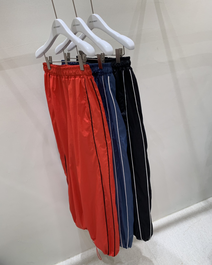 LOVE MOMENT東大門代購女士新品熱賣時尚休閑真品休閑褲拉鏈LOVE MOMENT休閑褲