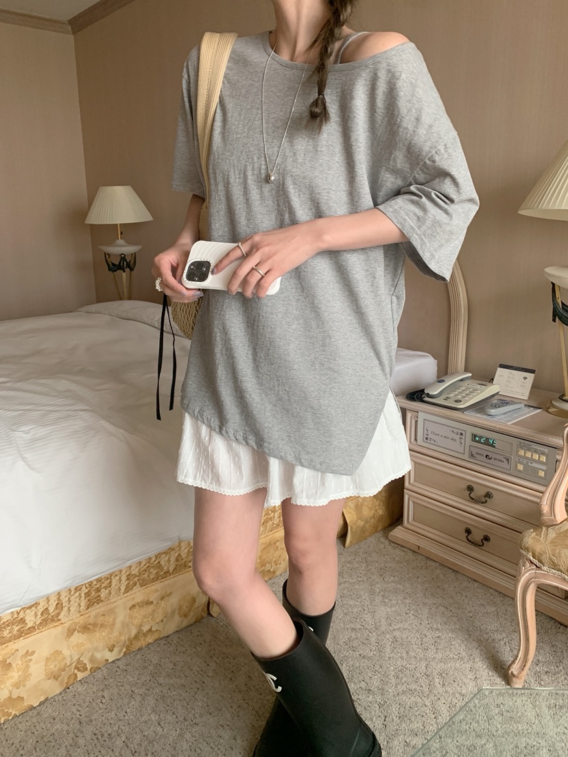 MELLOUNGE-멜라운지-T韓國代購女士新款時尚25春夏職業短裙MELLOUNGE-T短裙