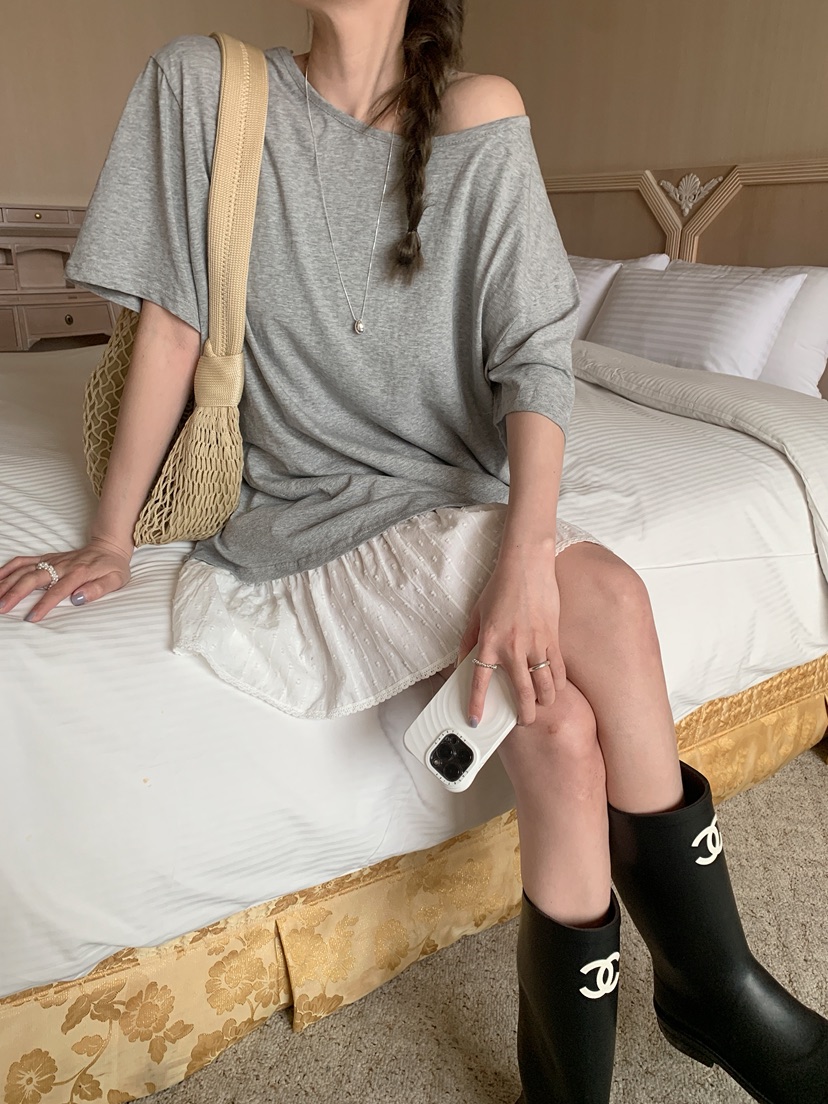 MELLOUNGE-멜라운지-T韓國代購女士新款時尚25春夏職業短裙MELLOUNGE-T短裙