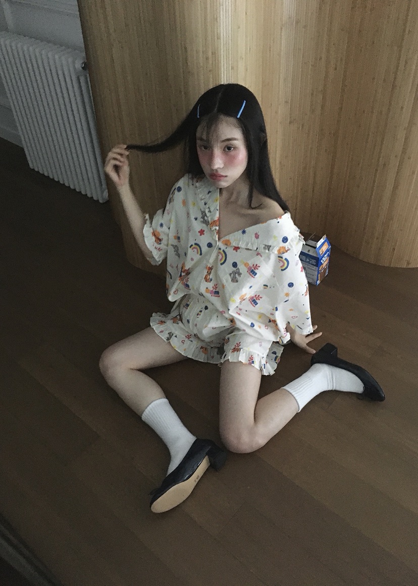 OURWAVE/OUR ROOM東大門直郵女裝新款職業25春夏真品睡衣Our Wave/Our Room睡衣