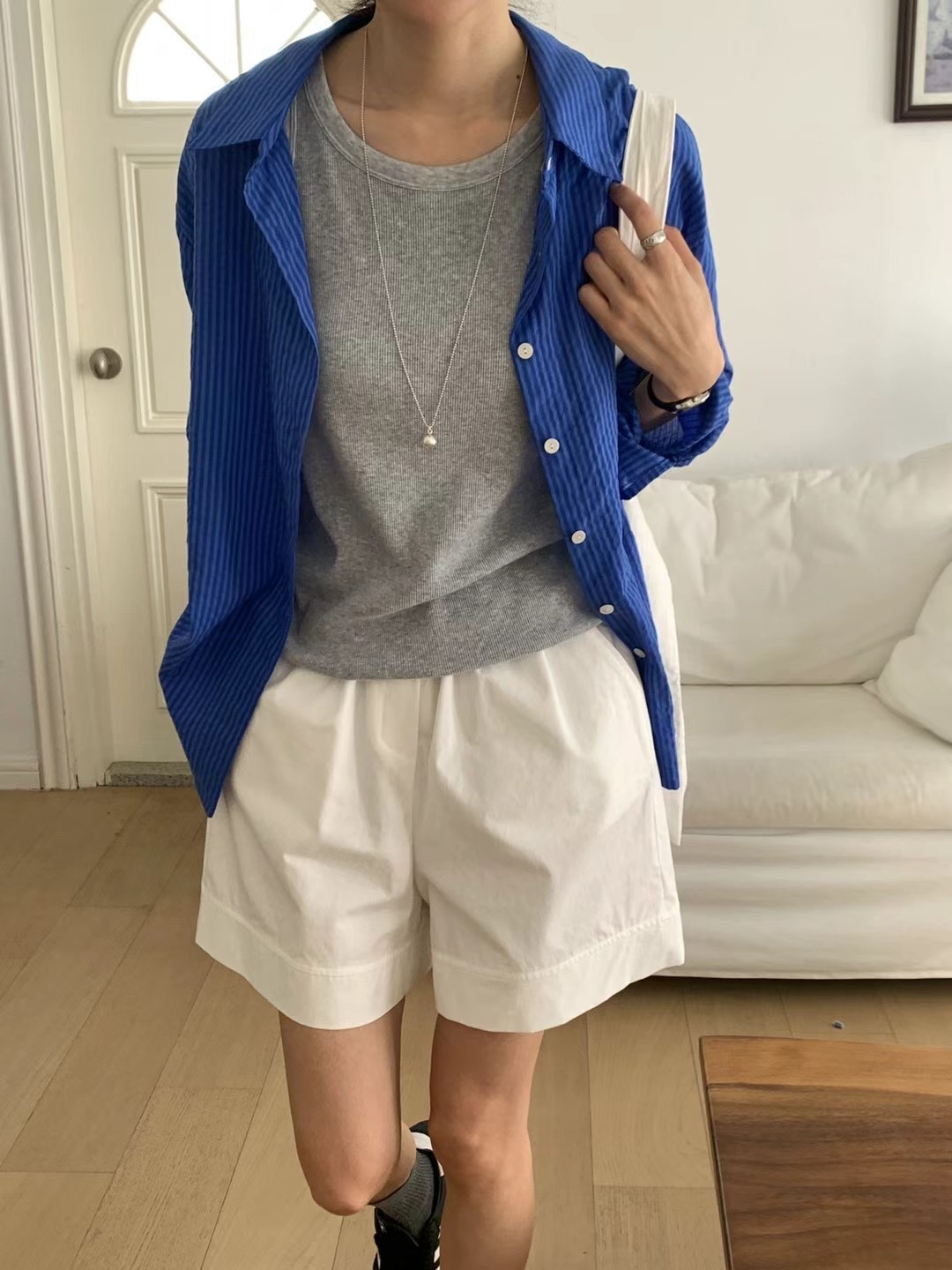 PLANT東大門代購女士新品25春夏時尚休閑職業推薦真品短褲棉質PLANT短褲
