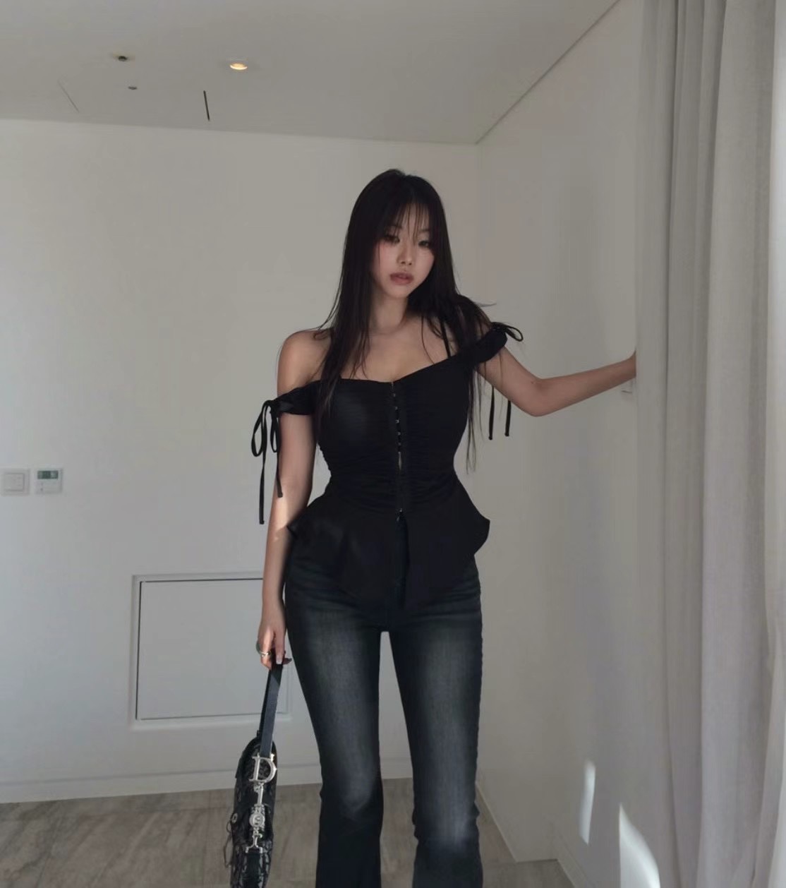 VERLIEBT東大門實拍女裝新款時尚人氣職業推薦熱賣襯衫蕾絲衫VERLIEBT襯衫/蕾絲衫
