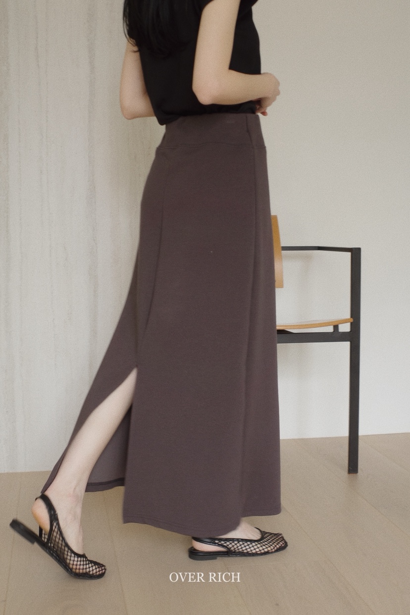 OVER RICH韓國㊣直郵東大門代購女裝新款推薦休閑人氣長裙OVER RICH長裙