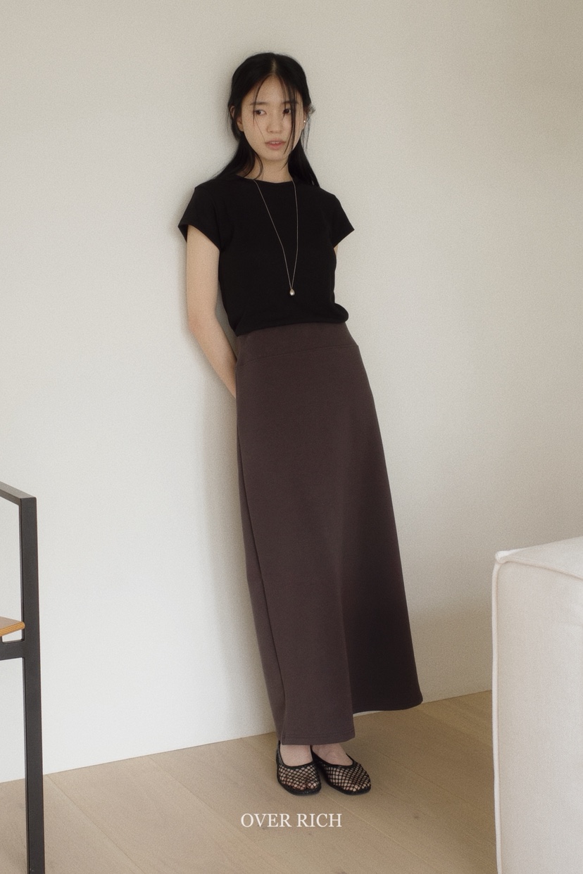OVER RICH韓國㊣直郵東大門代購女裝新款推薦休閑人氣長裙OVER RICH長裙